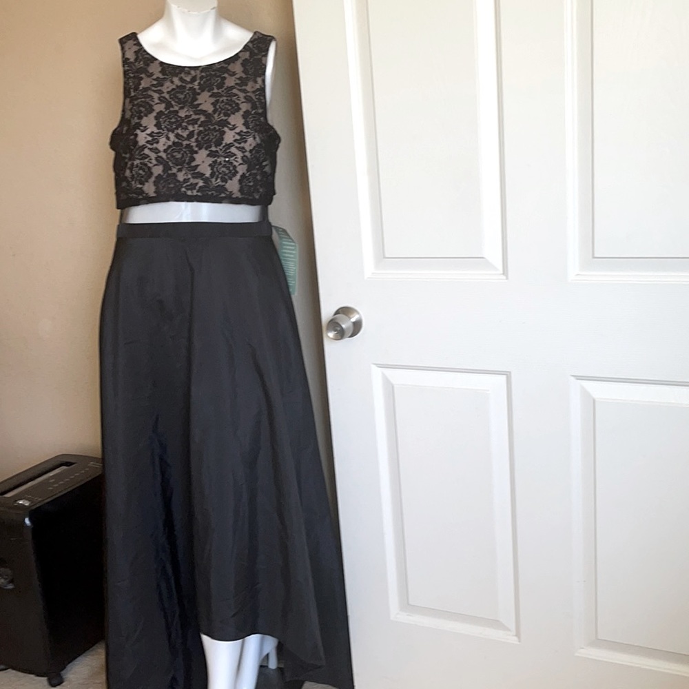 Hi/Lo evening dress. one piece